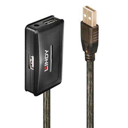 USB Hub LINDY / Preto / 10m / USB 2.0_0