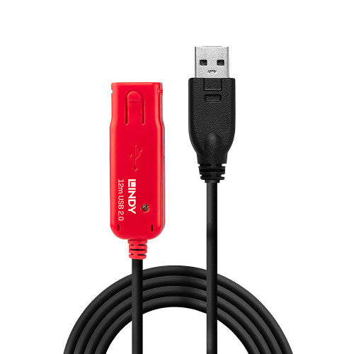 Cabo de Extensão USB 2.0 LINDY / Preto / 1819713_1