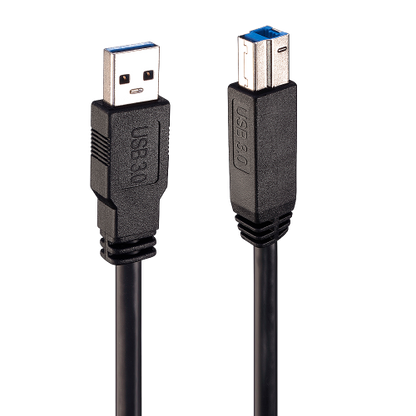 Cabo USB 3.2 Gen 1 LINDY / USB-A Stecker > USB-B Stecker / Preto / 1699772_0
