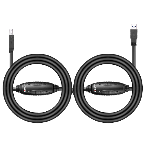 Cabo USB 3.2 Gen 1 LINDY / USB-A Stecker > USB-B Stecker / Preto / 1699772_1