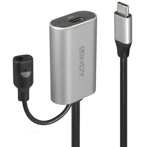 Cabo USB 3.2 Gen 1 LINDY / USB-C Stecker > USB-C Buchse / Preto / 43271_0