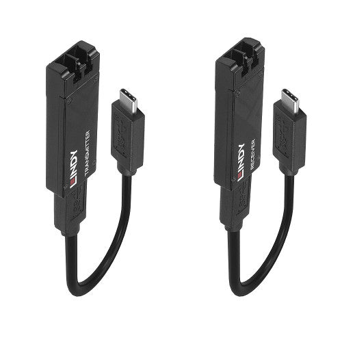 Extensor USB 3.2 Tipo C LINDY / Preto / 1855881_0