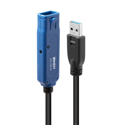 Lindy 43361 cable USB USB 3.2 Gen 1 (3.1 Gen 1) 20 m USB A Negro_0