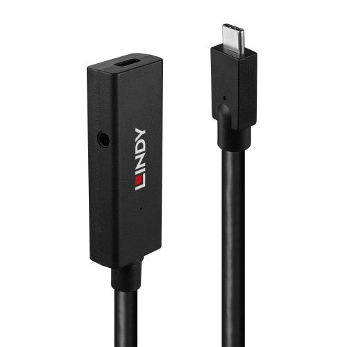 Cabo USB 3.2 Gen 2 LINDY / USB-C Stecker > USB-C Buchse / Preto / 1910001_1