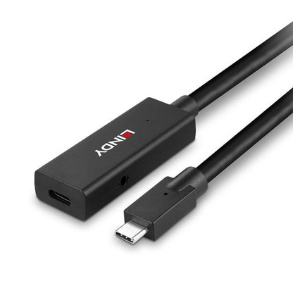 Cabo USB 3.2 Gen 2 LINDY / USB-C Stecker > USB-C Buchse / Preto / 1910001_5