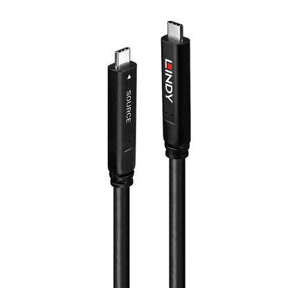 Lindy 43398 cable USB USB 3.2 Gen 1 (3.1 Gen 1) 10 m USB C Negro_0