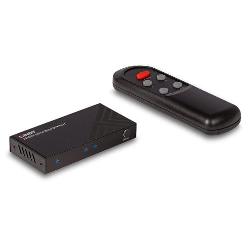 Switch HDMI LINDY 2-Port 2.1 8K60 HDR / Preto / 1910006_0