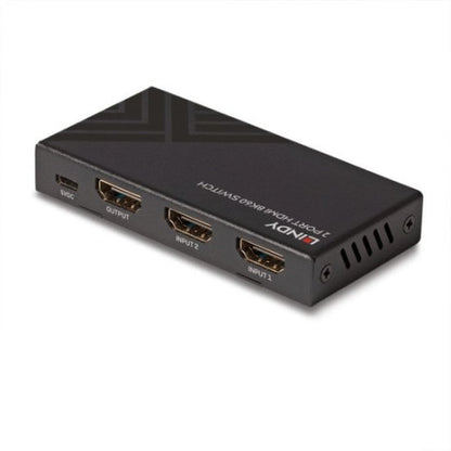 Switch HDMI LINDY 2-Port 2.1 8K60 HDR / Preto / 1910006_1