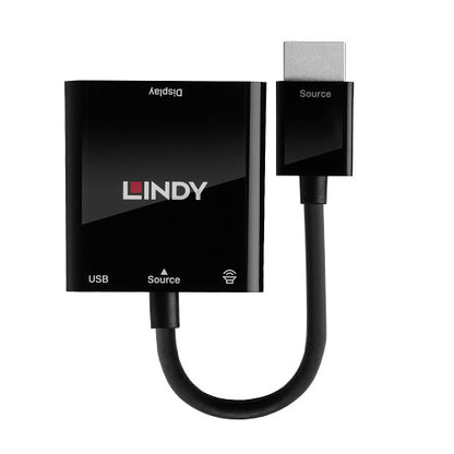 Lindy 38285 adaptador de cable de vÃ­deo 0,1 m HDMI tipo A (EstÃ¡ndar) VGA (D-Sub) Negro_2