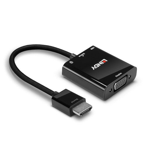 Lindy 38285 adaptador de cable de vÃ­deo 0,1 m HDMI tipo A (EstÃ¡ndar) VGA (D-Sub) Negro_3