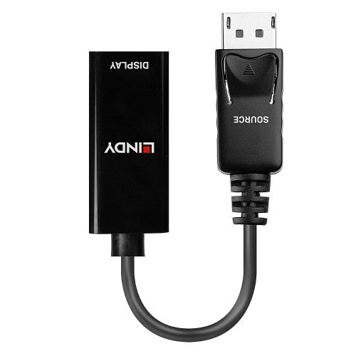Lindy 41718 adaptador de cable de vÃ­deo 0,15 m DisplayPort HDMI Negro_1