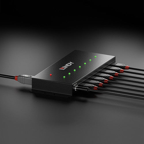 Hub USB 3.0 LINDY / Metall / 7 Portas / 1778829_4