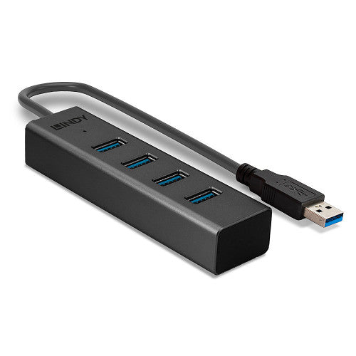 Hub USB 3.0 LINDY / 4 Portas / Preto / 1819239_3