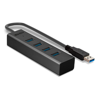 Hub USB 3.0 LINDY / 4 Portas / Preto / 1819239_3