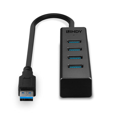 Hub USB 3.0 LINDY / 4 Portas / Preto / 1819239_4