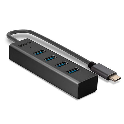 USB Hub LINDY / 4 Portas / Preto / 1910026_3