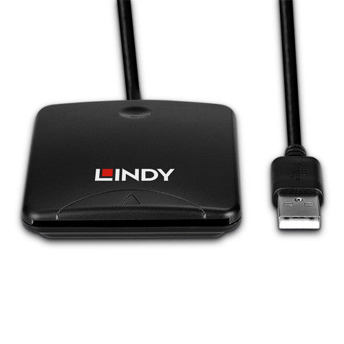 Lindy 43407 lector de tarjeta magnÃ©tica USB Negro_3