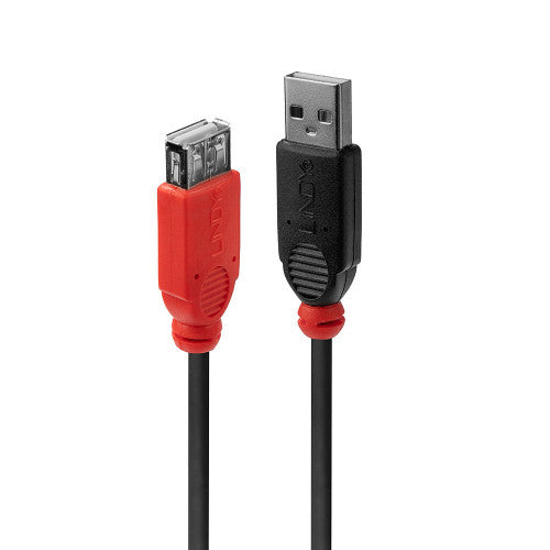 Cabo Extensão USB 2.0 LINDY / Preto / 1819721_1