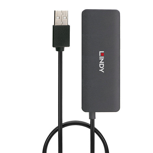Hub USB 2.0 LINDY / 4 Portas / Preto_1