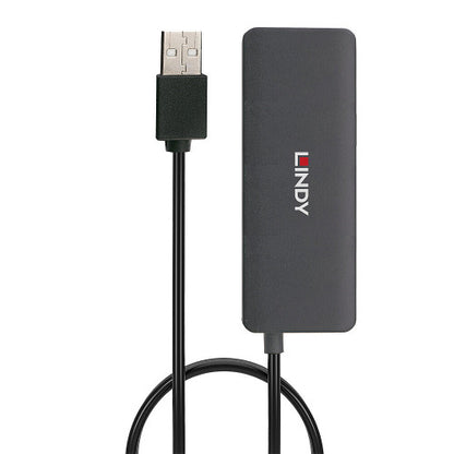 Hub USB 2.0 LINDY / 4 Portas / Preto_1