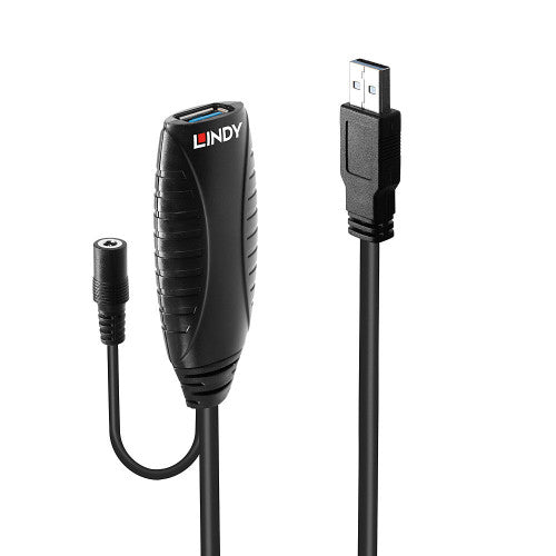 Cabo de Extensão USB 3.2 LINDY / Preto / 1699759_0