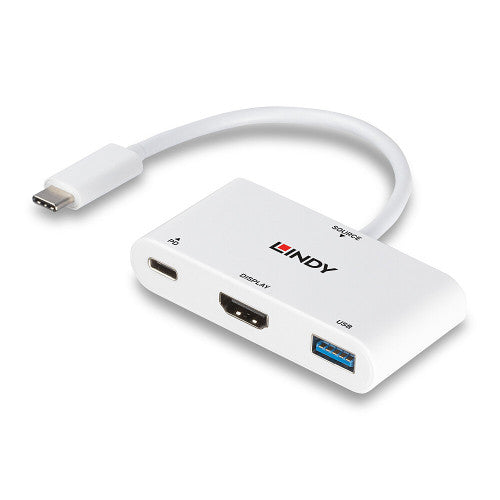 USB Hub LINDY / Preto / 43340_4
