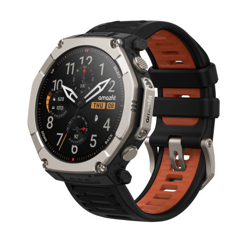 Amazfit T-Rex Ultra 2 129,5 cm (51") AMOLED 51 mm Digital 480 x 480 Pixeles Pantalla tÃ¡ctil Titanio Wifi GPS (satÃ©lite)_0