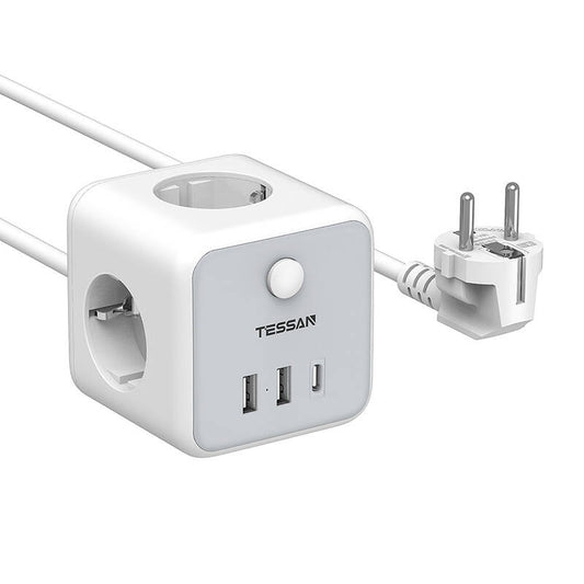 TESSAN TS-301-C-GR power strip_0