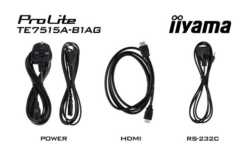 IIYAMA 75" STYLISH IFP,  (EDLA)/ANDROID 14,8 CORE SOC, 8/128GB, 40-PTS, UHD VA, NFC, PIR , MM 2X20W +20W SBUW, 8-ARRAY MICRO, 2XHDMI, HDMI-OUT, DP, USB-C100W PD/ MINI-JACK / OPT.OUT, 550CD/M2, L/S MODE, AG GLASS, LAN, WIFI6, BT5.0/IIWARE, PC SLOT,800_15