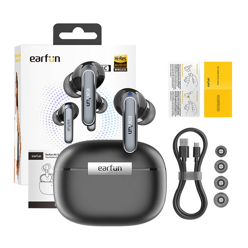 Earphones TWS EarFun Air2  (black)_2