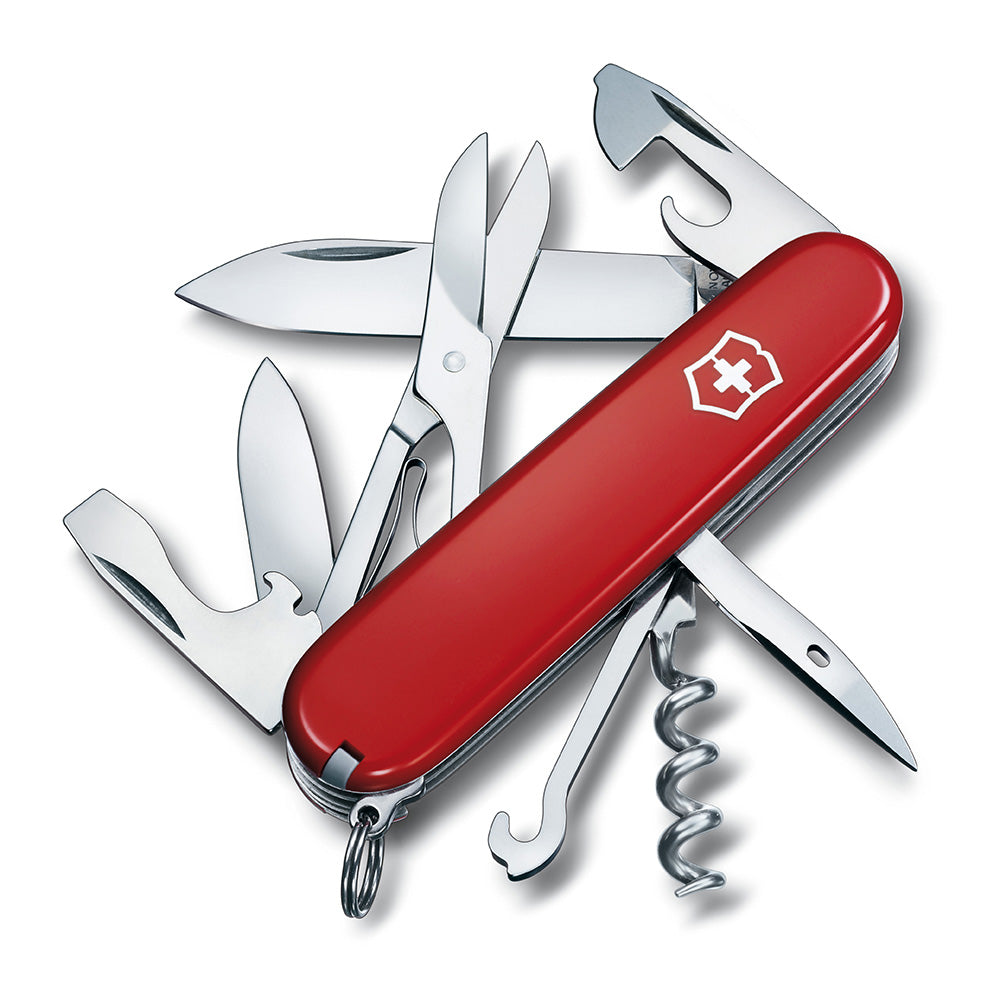Navalha climber vermelha, 14 funÃ§Ãµes, 26x18x91mm, peso 82g. victorinox_0