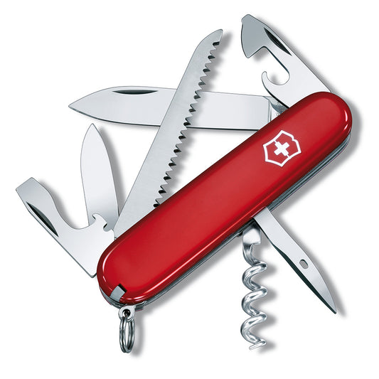 Navalha camper vermelha, 13 funÃ§Ãµes, 26x18x91mm, peso 74g. victorinox_0