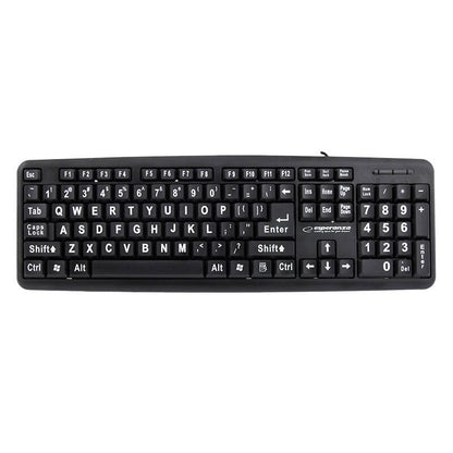 ESPERANZA WIRED BIG LETTERS USB KEYBOARD FLORIDA_1