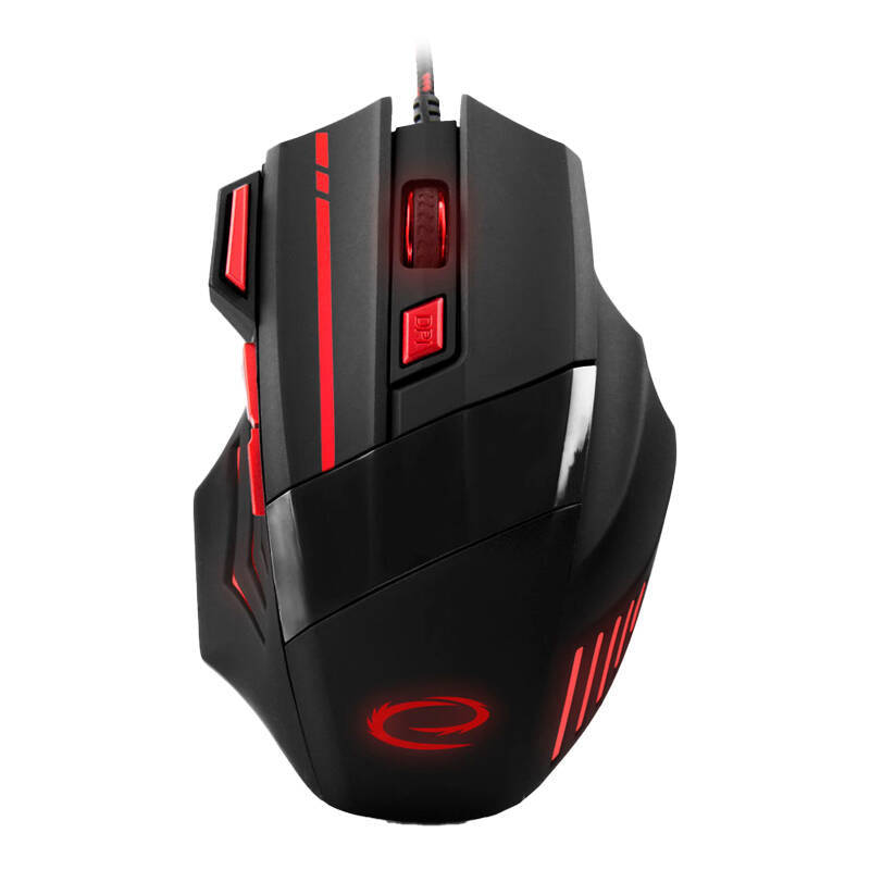 ESPERANZA WIRED MOUSE FOR GAMERS 7D OPT. USB MX201 WOLF RED_1