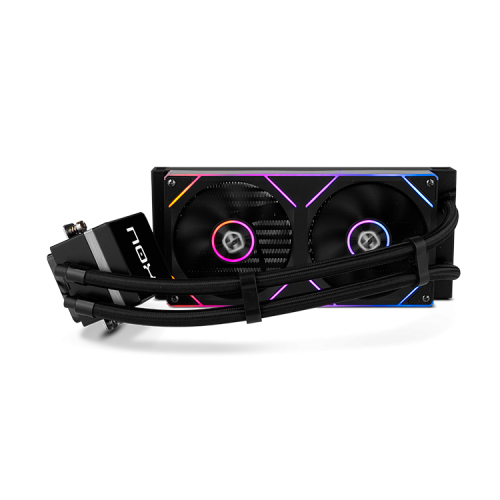 NOX Hummer M-240 LCD|Kit RL MagnÃ©tico ARGB Negro_0