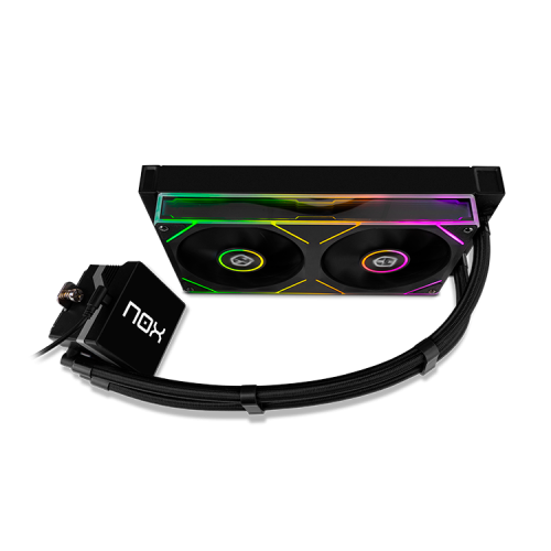 NOX Hummer M-240 LCD|Kit RL MagnÃ©tico ARGB Negro_2
