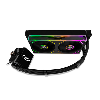 NOX Hummer M-240 LCD|Kit RL MagnÃ©tico ARGB Negro_2