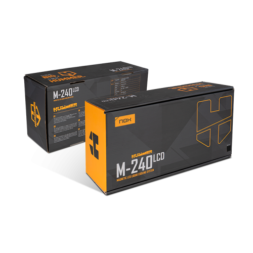 NOX Hummer M-240 LCD|Kit RL MagnÃ©tico ARGB Negro_6