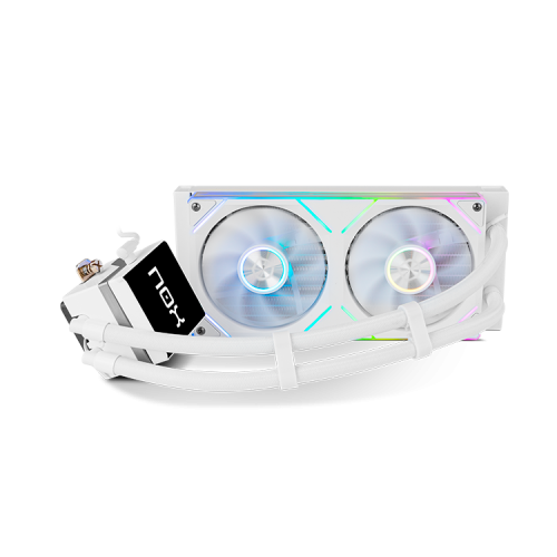 Sistema de Refrigeración Líquida Nox M-240 LCD/ Blanco_1