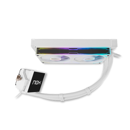 Sistema de Refrigeración Líquida Nox M-240 LCD/ Blanco_3