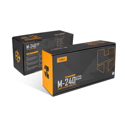 Sistema de Refrigeración Líquida Nox M-240 LCD/ Blanco_6