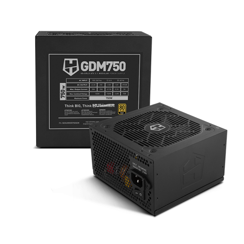 Fuente de Alimentación Nox Hummer GDM/ 750W/ Ventilador 12cm/ ATX 3.1/ PCIe 5.1/ 80 Plus Gold_9