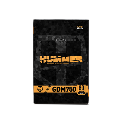 Fuente de Alimentación Nox Hummer GDM/ 750W/ Ventilador 12cm/ ATX 3.1/ PCIe 5.1/ 80 Plus Gold_10