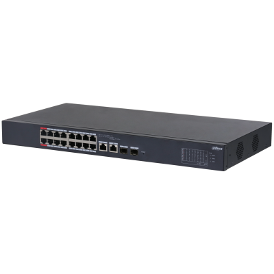 (DH-CS4218-16ET-190-V2) DAHUA SWITCH 18 PUERTOS, GESTIONABLE CON CLOUD. 16 PUERTOS POE_1