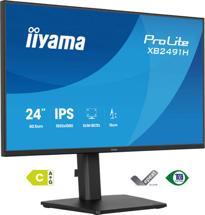 iiyama ProLite XB2491H-B1 pantalla para PC 60,5 cm (23.8") 1920 x 1080 Pixeles Full HD Negro_0