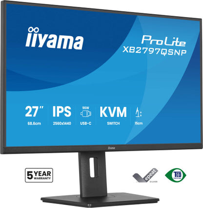 MONITOR IIYAMA 27" IPS, 4-SIDE SLIM BEZEL  2560X1440 75HZ_0