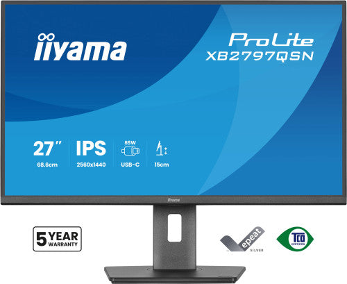 MONITOR IIYAMA, 27", IPS, 4-SIDE SLIM BEZEL 2560X1440 75HZ_1