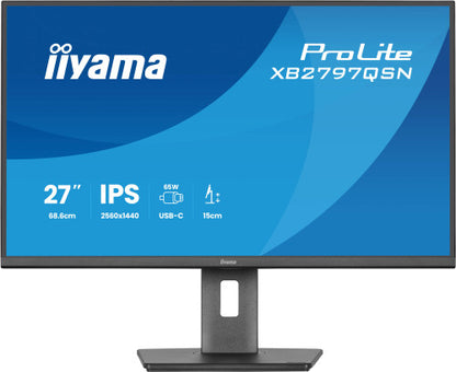 MONITOR IIYAMA, 27", IPS, 4-SIDE SLIM BEZEL 2560X1440 75HZ_3