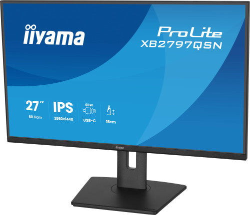 MONITOR IIYAMA, 27", IPS, 4-SIDE SLIM BEZEL 2560X1440 75HZ_7