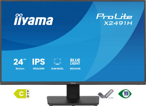 iiyama ProLite X2491H-B1 pantalla para PC 60,5 cm (23.8") 1920 x 1080 Pixeles Full HD Negro_1
